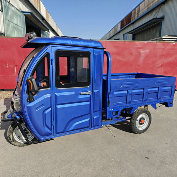 XCY-QD009 New Energy Electric Tricycle Steering Wheel 1.6m Boxcar - Image 2