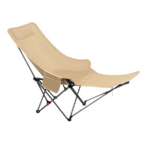 XCY-CJ002 Foldable Reclining Chair with Three-speed Adjustable Extended Footrest