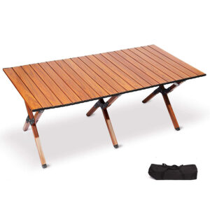 XCY-DS-0056 Wood Foldable Camping Folding Table